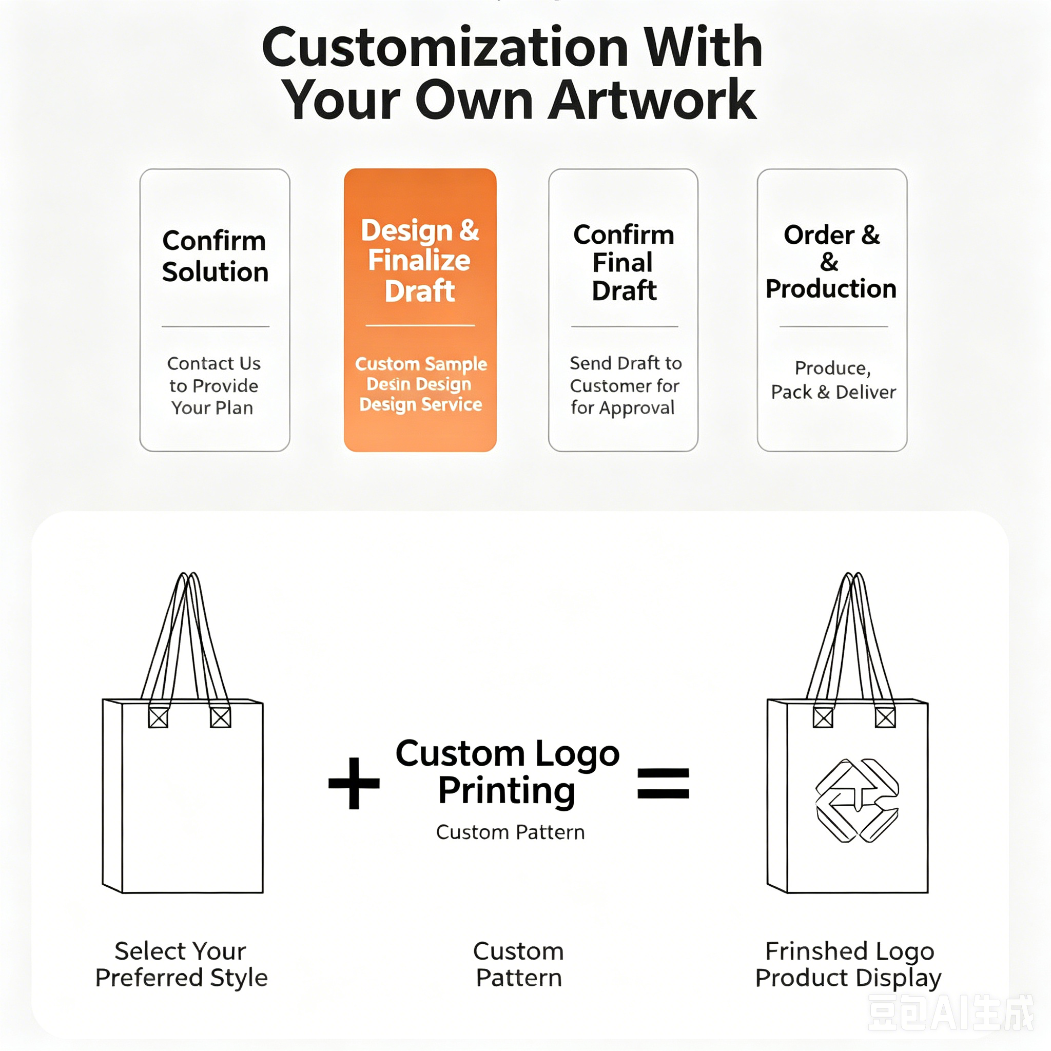 Custom Logo Non-woven Bag – Laminated Eco-friendly Shopping Tote, Promotional Gift for Retail Stores & Events