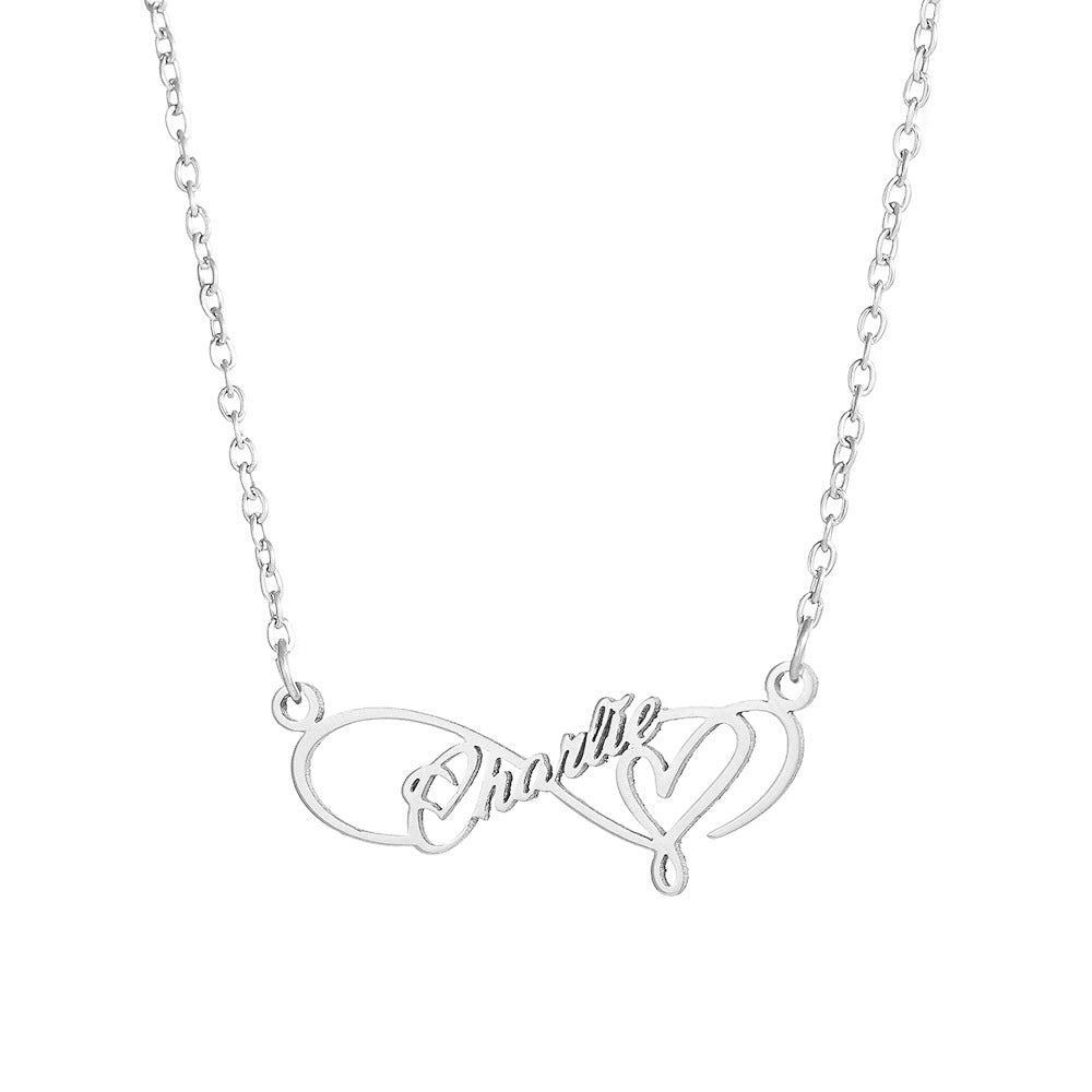 Custom Name Necklace – 18K Gold-Plated Stainless Steel, Personalized Handwritten Script Pendant, Waterproof Jewelry, Ideal Birthday Gift for Her