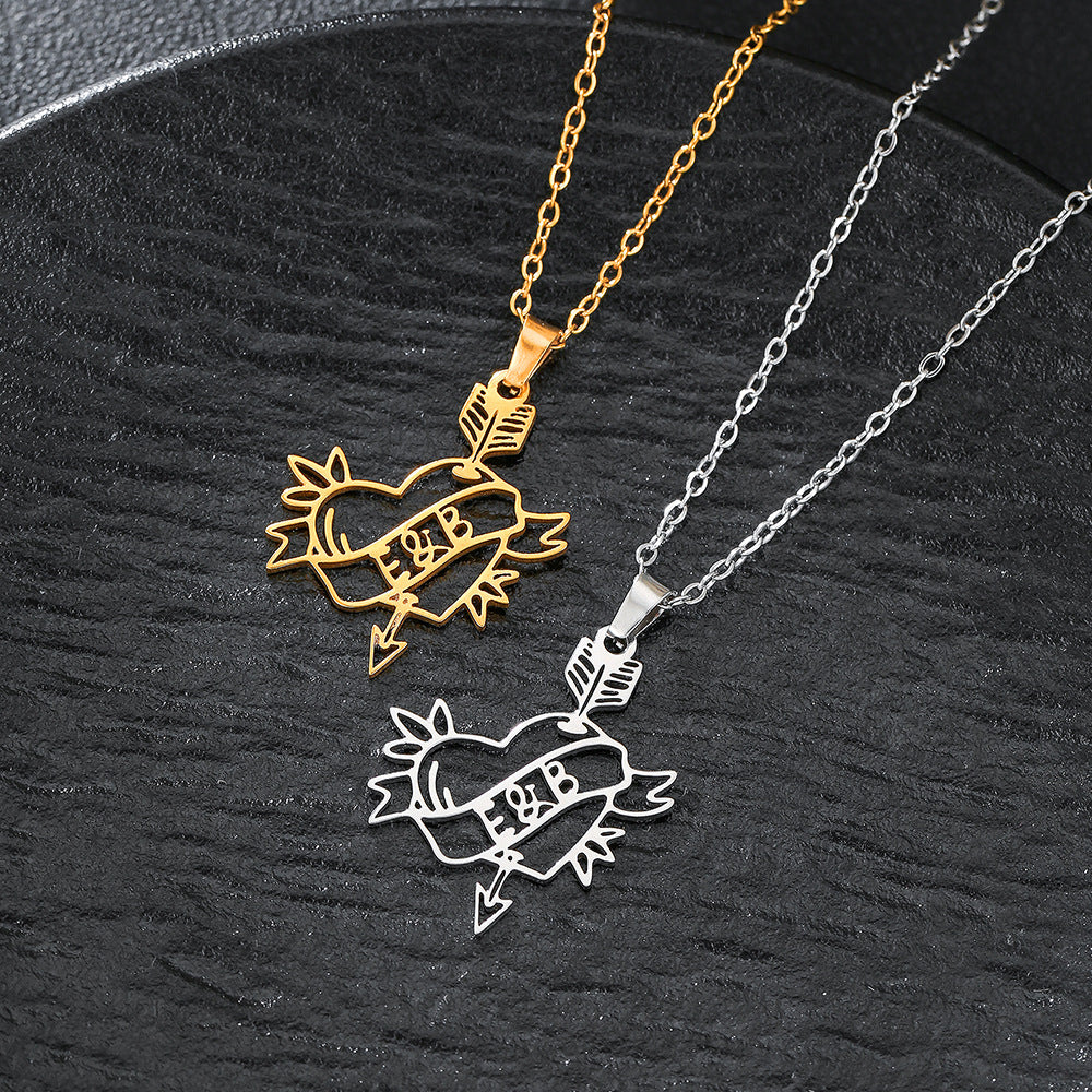 Custom Name Necklace – 18K Gold-Plated Stainless Steel, Personalized Handwritten Script Pendant, Waterproof Jewelry, Ideal Birthday Gift for Her