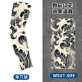 Tattoo Arm Sleeve – Realistic Seamless Dragon Design, High-Stretch Polyester with UV Sun Protection