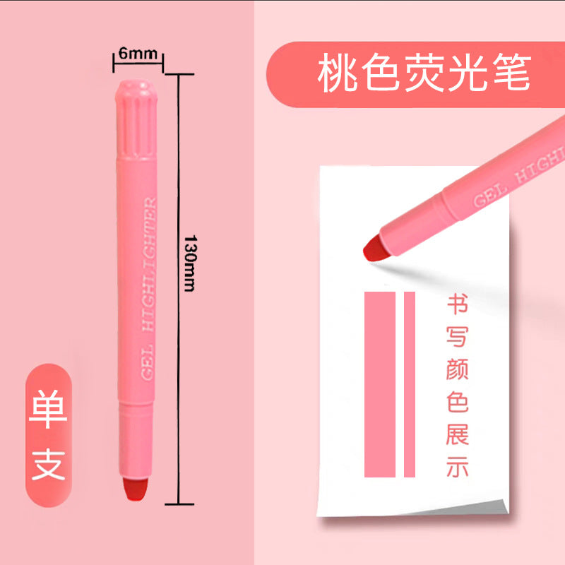 Erasable Gel Highlighter Pen – 12-Color Twist Design, Water-Soluble, Ideal for Drawing, Journaling & Study, Wholesale for Students & Kids