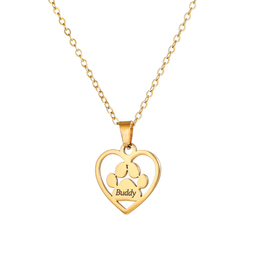 Custom Name Necklace – 18K Gold-Plated Stainless Steel, Personalized Handwritten Script Pendant, Waterproof Jewelry, Ideal Birthday Gift for Her