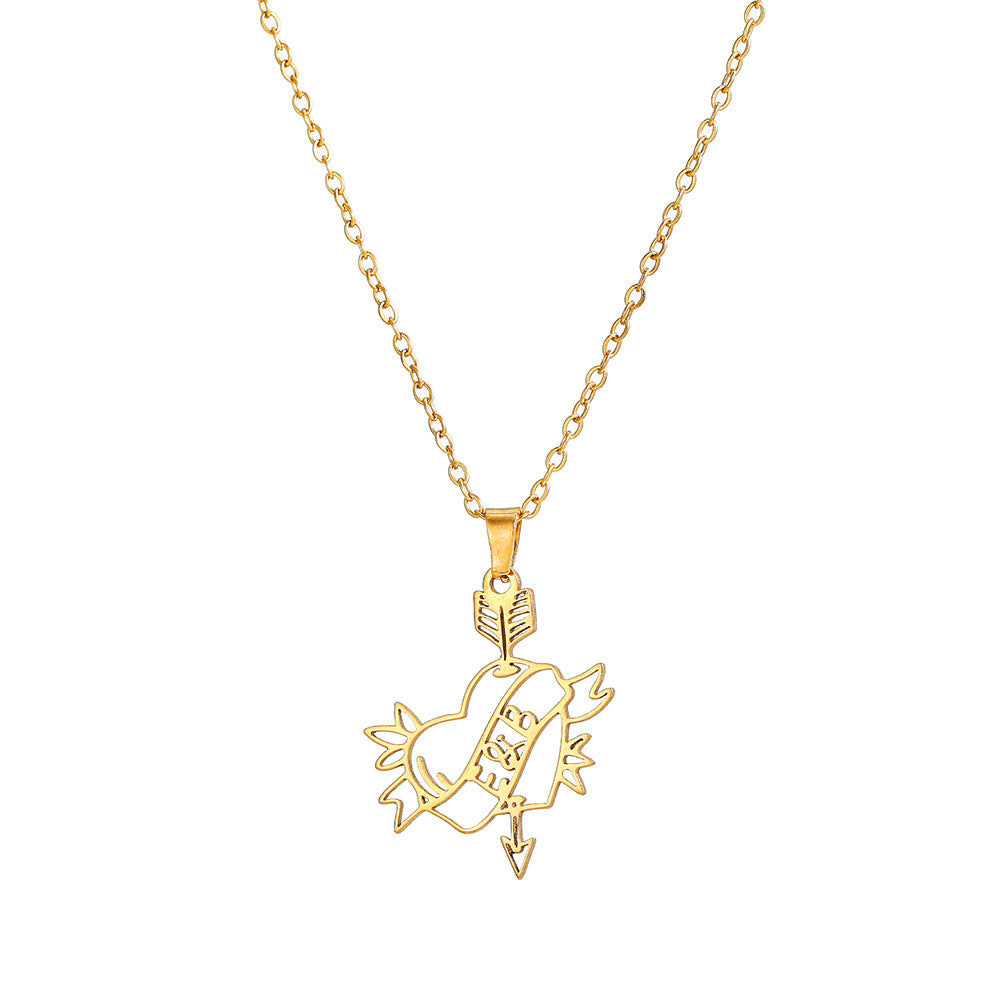 Custom Name Necklace – 18K Gold-Plated Stainless Steel, Personalized Handwritten Script Pendant, Waterproof Jewelry, Ideal Birthday Gift for Her