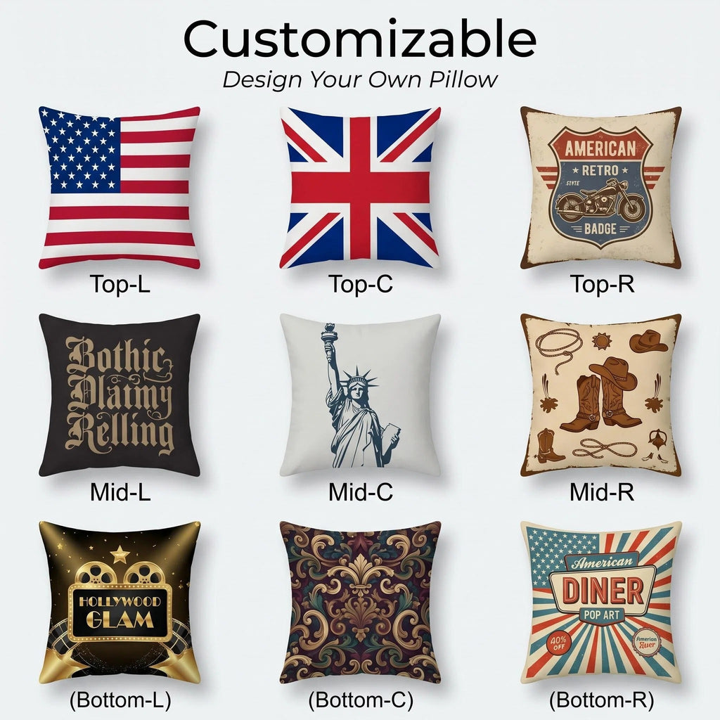 Custom Throw Pillow Cover – Linen & Plush Cushion with Company Logo, Promotional Gift for Home & Office Wholesale