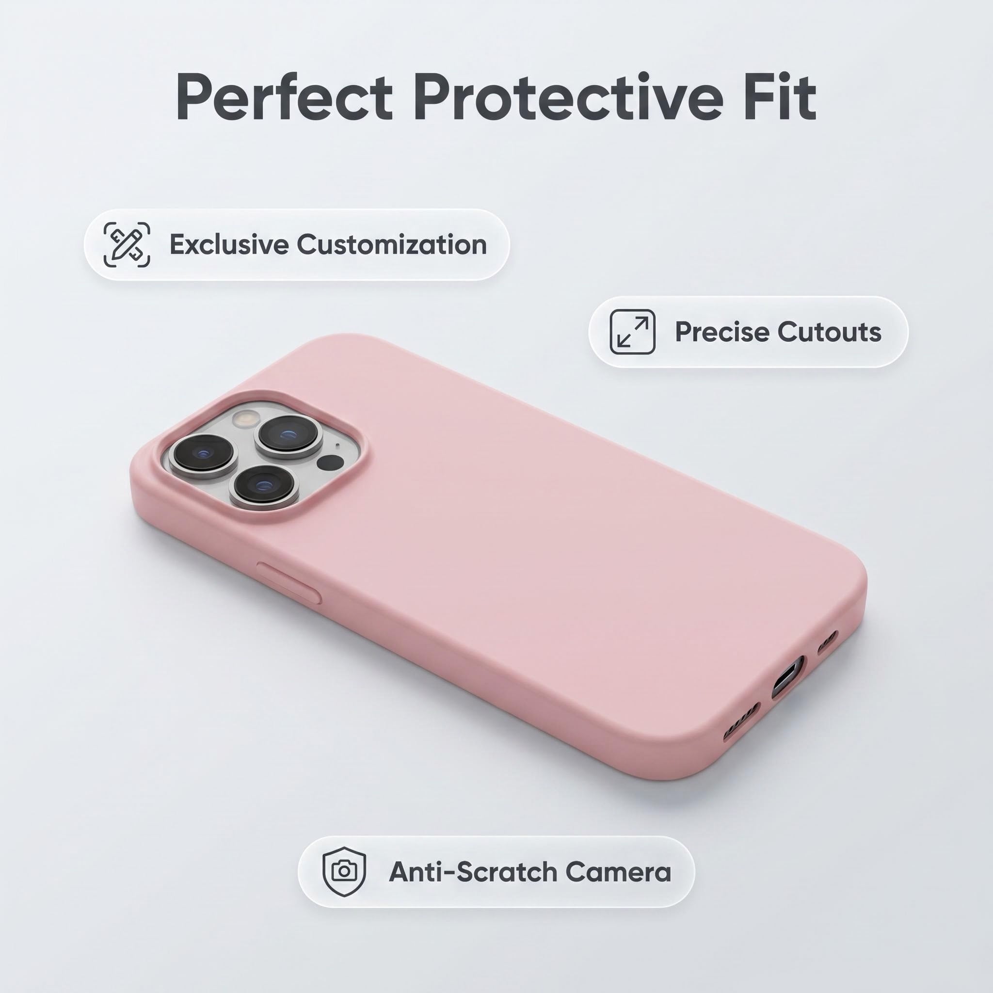 Custom Printed iPhone Case – Matte TPU Soft Cover with Your Photo, Compatible with iPhone XS Max, 8 Plus & 7 Plus